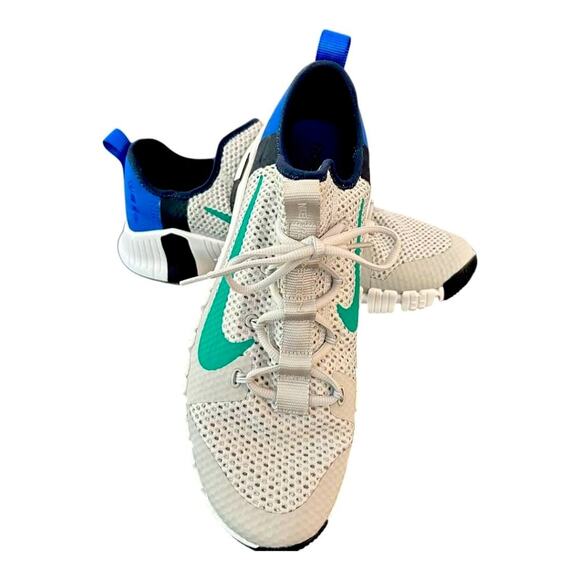 Nike Free Metcon 3 Shoes CJ0861-043 Grey Fog Neptune Green Size 15 - Picture 2 of 13